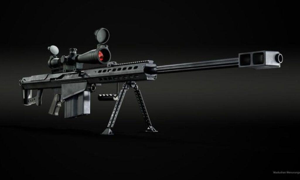 1. Barrett M82 The Light Fifty's Heavy Impact