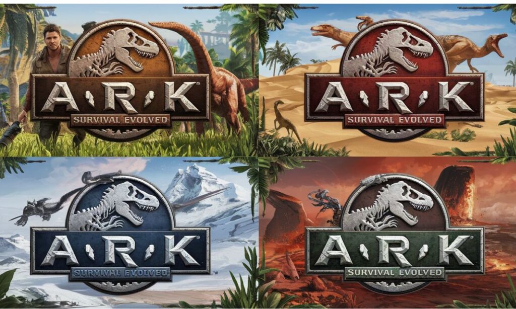 The artistry behind ARK Survival Evolved (2017) Game Icons Banners